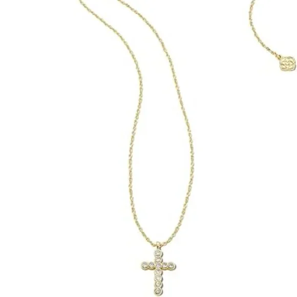 Cross Crystal Pendant Necklace, Fashion Jewelry for Women